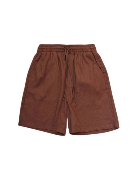 Leinen shorts Les Deux braun