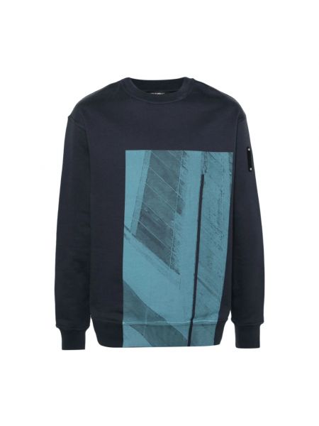 Sweatshirt mit print A-cold-wall* blau