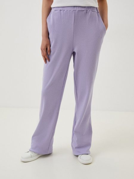 Прямые брюки Tallwomen фиолетовые