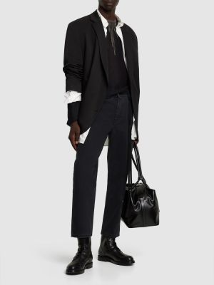 Skinny fit traperice slim fit Ann Demeulemeester siva