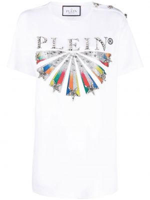 Majica s printom Philipp Plein bijela