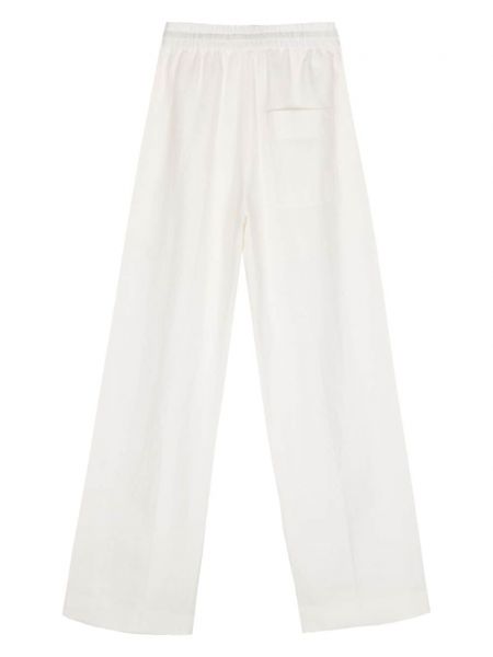 Pantaloni di lino Paul Smith bianco