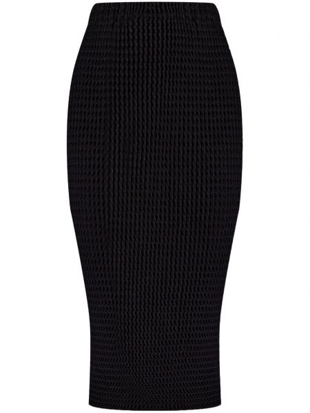 Puzdrová sukňa Issey Miyake čierna