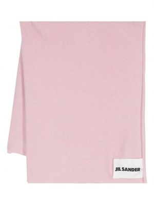 Sciarpa di cachemire Jil Sander rosa