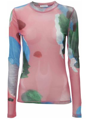 Top in mesh Jw Anderson rosa