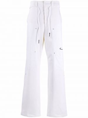 Spodnie bawełniane Nike X Off White, biały