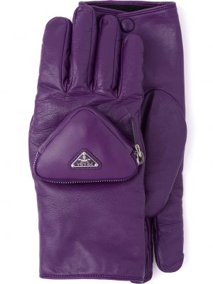 Mănuși Prada violet
