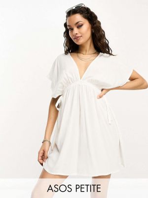 Пляжное платье мини Asos белое