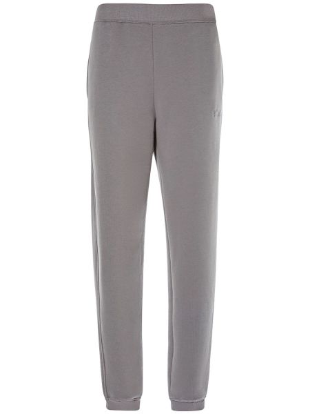 Pantalones de chándal de algodón de tela jersey 's Max Mara gris