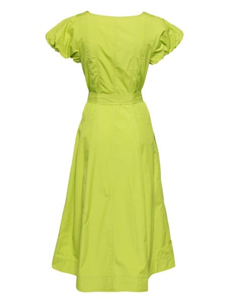 Sukienka midi bawełniana Ulla Johnson zielona