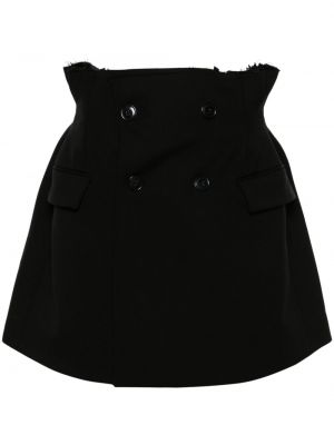 Mini suknja Vetements crna