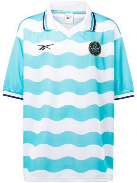 Ριγέ μπλούζα με σχέδιο ποδοσφαίρου Reebok Ltd