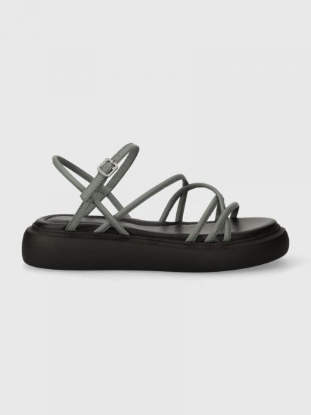 Kožne sandale s platformom Vagabond Shoemakers siva