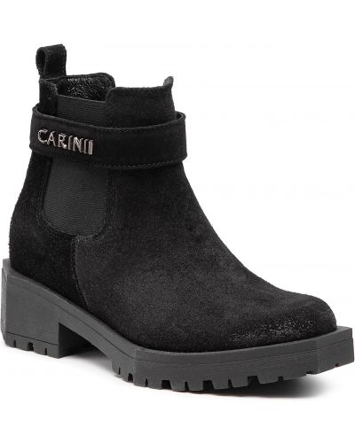 Členkové topánky Carinii čierna