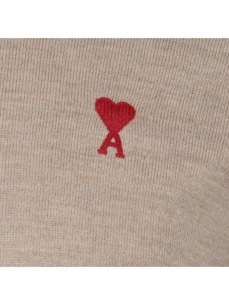 Jersey de tela jersey con corazón Ami Paris