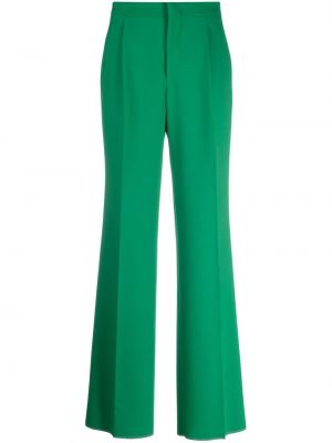 Plisované kalhoty Tagliatore zelené