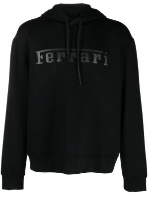 Mikina s kapucí Ferrari černá