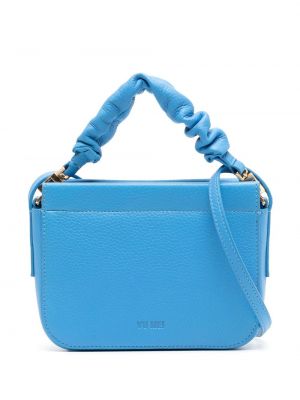 Кожени чанта Yu Mei синьо