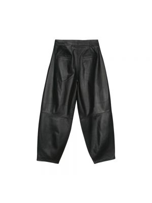 Pantalones de cintura alta Yves Salomon negro