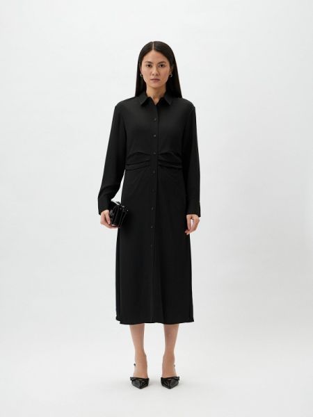 Платье-рубашка Calvin Klein черное