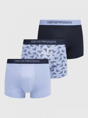Bombažne boksarice Emporio Armani Underwear bela