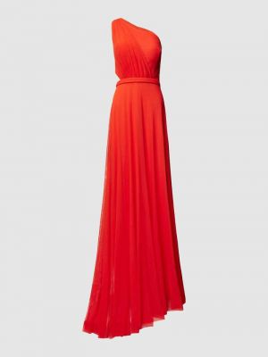 Sukienka na jedno ramię Troyden Collection pomarańczowa