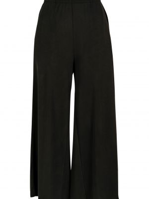 Широки панталони тип „марлен“ от модал Uc Curvy черно