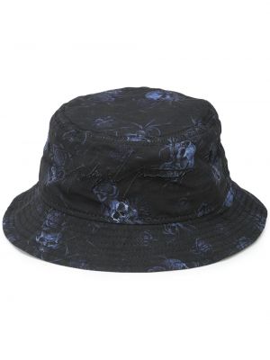 Sombrero con estampado Yohji Yamamoto negro
