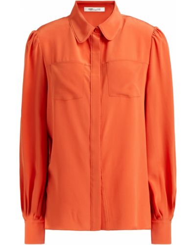 Oranžová košile Diane Von Furstenberg