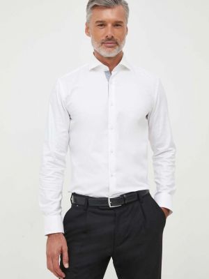 Košulja slim fit Boss bijela