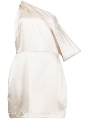 Drapované mini šaty Michelle Mason zlaté