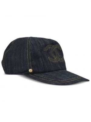 Șapcă Chanel Pre-owned albastru
