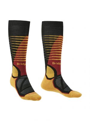 Чорапи от мерино вълна Bridgedale жълто