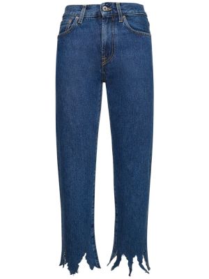 Jeans con frange Jw Anderson blu