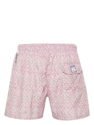 Mustriline lühikesed püksid Fedeli roosa