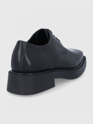 Pantofi oxford din piele cu platformă Vagabond negru