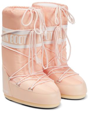 Růžové sněžné boty Moon Boot
