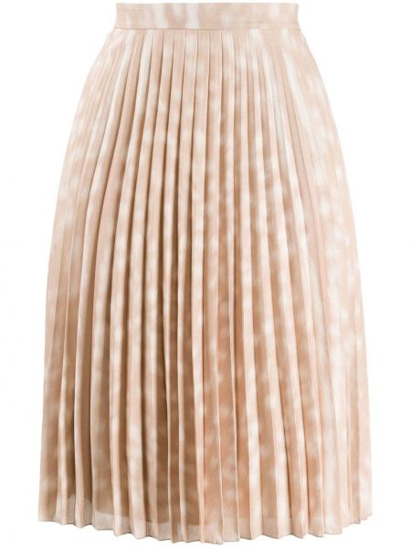 Falda con estampado Burberry