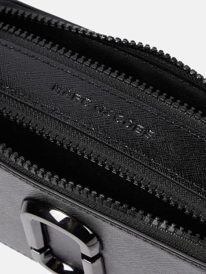 Kožená kabelka Marc Jacobs čierna