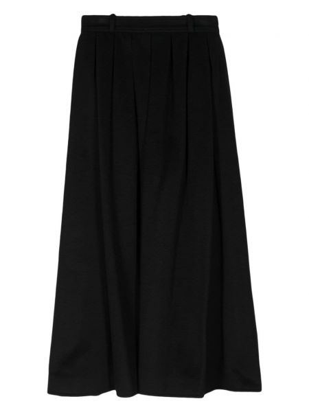 Kašmírové sukně s knoflíky Chanel Pre-owned černé