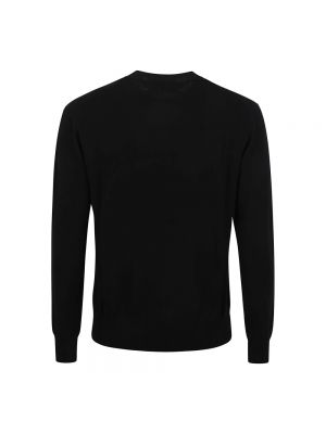 Jersey de tela jersey de cuello redondo Ballantyne negro