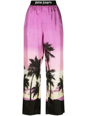 Pantaloni Palm Angels violet