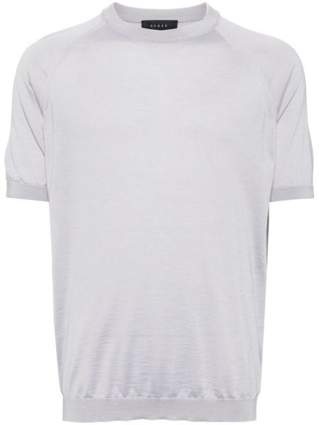 Strikket t-shirt Sease lilla