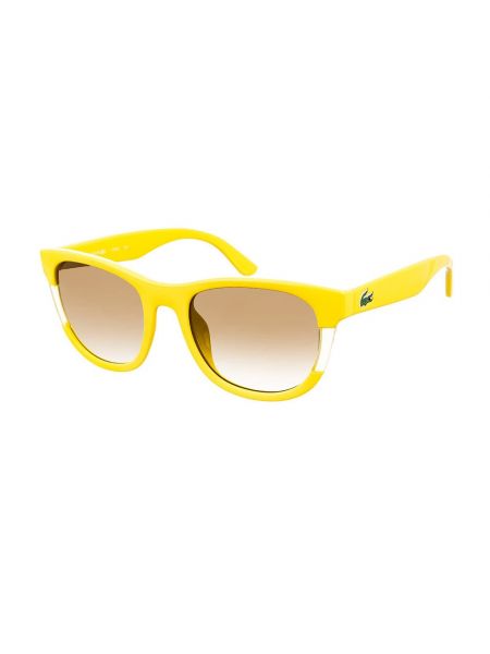 Okulary przeciwsłoneczne Lacoste żółte