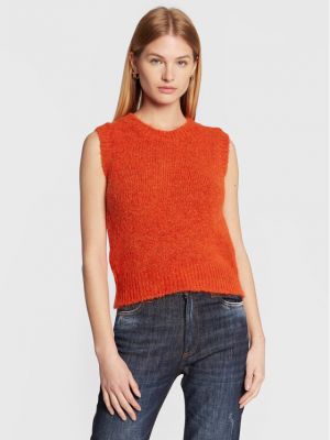 Megztinis Sisley oranžinė