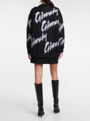 Пуловер от мохер Givenchy черно