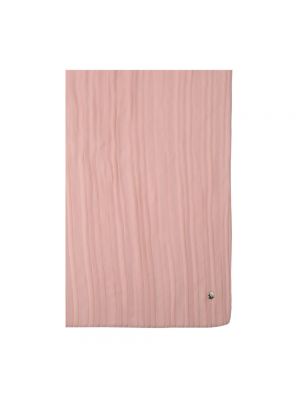 Szal plisowana szyfonowa Liu Jo różowa