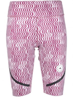 Trykt biker shorts Adidas By Stella Mccartney hvit