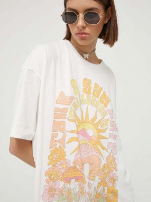Bavlněné tričko Billabong béžové