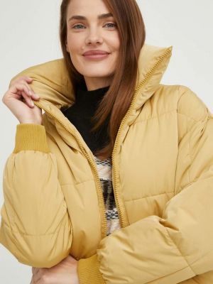 Oversized téli kabát Answear Lab sárga